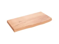 vidaXL Waschtischplatte Hellbraun 60x30x4 cm Massivholz Behandelt