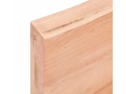 vidaXL Waschtischplatte Hellbraun 60x30x6 cm Massivholz Behandelt