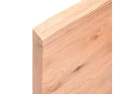 vidaXL Waschtischplatte Hellbraun 40x30x4 cm Massivholz Behandelt