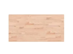 vidaXL Waschtischplatte 100x50x2,5 cm Massivholz Buche Modelll 1