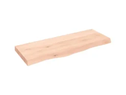 vidaXL Waschtischplatte 100x40x6 cm Massivholz Unbehandelt