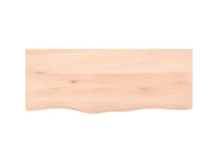 vidaXL Waschtischplatte 100x40x6 cm Massivholz Unbehandelt