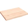 vidaXL Waschtischplatte 40x30x2 cm Massivholz Unbehandelt