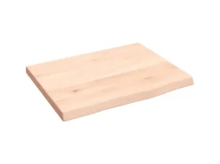 vidaXL Waschtischplatte 40x30x2 cm Massivholz Unbehandelt