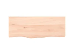 vidaXL Waschtischplatte 100x40x2 cm Massivholz Unbehandelt