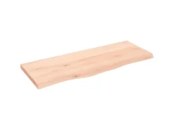 vidaXL Waschtischplatte 100x40x4 cm Massivholz Unbehandelt