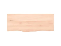 vidaXL Waschtischplatte 100x40x4 cm Massivholz Unbehandelt