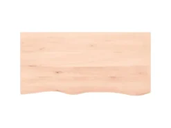 vidaXL Waschtischplatte 100x50x4 cm Massivholz Unbehandelt