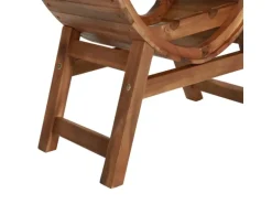 vidaXL Weinregal 13 Flaschen Akazienholz Massiv