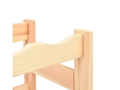 vidaXL Weinregal für 30 Flaschen Kiefernholz