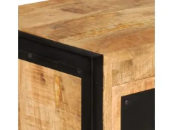 vidaXL Weinregal für 16 Flaschen Massivholz Mango