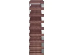 vidaXL Weinregal für 72 Flaschen Braun Massivholz Kiefer