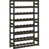 vidaXL Weinregal für 56 Flaschen Schwarz Massivholz Kiefer