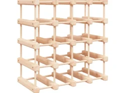 vidaXL Weinregal für 20 Flaschen 46,5x23x46,5 cm Massivholz Kiefer
