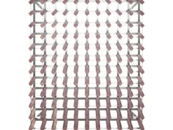 vidaXL Weinregal für 120 Flaschen Braun Massivholz Kiefer