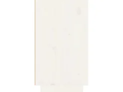 vidaXL Weinregal Weiß 23x34x61 cm Massivholz Kiefer
