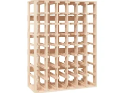 vidaXL Weinregal 70x33x94 cm Massivholz Kiefer