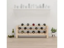 vidaXL Weinregal 109,5x30x42 cm Massivholz Kiefer
