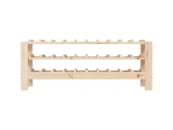 vidaXL Weinregal 109,5x30x42 cm Massivholz Kiefer