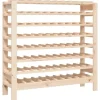 vidaXL Weinregal 109,5x30x107,5 cm Massivholz Kiefer