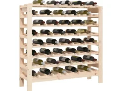 vidaXL Weinregal 109,5x30x107,5 cm Massivholz Kiefer