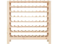 vidaXL Weinregal 109,5x30x107,5 cm Massivholz Kiefer