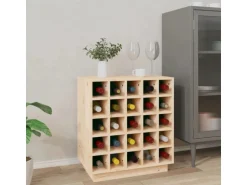 vidaXL Weinregal 55,5x34x61 cm Massivholz Kiefer