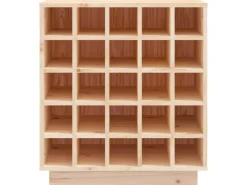 vidaXL Weinregal 55,5x34x61 cm Massivholz Kiefer