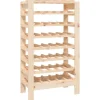 vidaXL Weinregal 61,5x30x107,5 cm Massivholz Kiefer