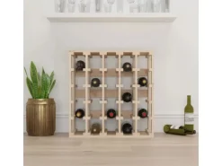 vidaXL Weinregal 58,5x33x60,5 cm Massivholz Kiefer