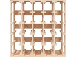 vidaXL Weinregal 58,5x33x60,5 cm Massivholz Kiefer