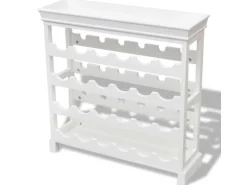 vidaXL Weinschrank Abreu Weiß