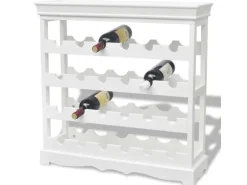 vidaXL Weinschrank Abreu Weiß
