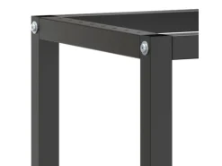 vidaXL Werkbankgestell MattSchwarz und MattRot 110x50x79 cm Metall