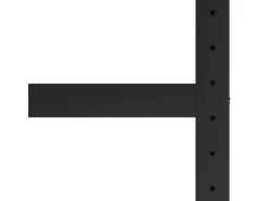 vidaXL Werkbankgestell Metall 120x57x79 cm Schwarz und Rot