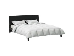 vidaXL Winterbettdecke Weiß 200 x 200 cm Feder 42007654