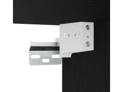 vidaXL Wohnwand mit LED 8-Tlg Schwarz Eichen-Optik 3402922
