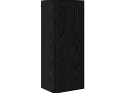 vidaXL Wohnwand 5-Tlg Schwarz Eichen-Optik Holzwerkstoff 3402772