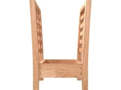 vidaXL Zeitschriftenständer 40x26,5x38,5 cm Massivholz Nussbaum