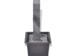 vidaXL Zimmerbrunnen mit LED-Licht Polyresin 15,8 x 11,8 x 24 cm