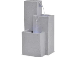 vidaXL Zimmerbrunnen mit LED-Licht Polyresin 22,5 x 18 x 40,6 cm