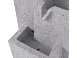 vidaXL Zimmerbrunnen mit LED-Licht Polyresin 22,5 x 18 x 40,6 cm