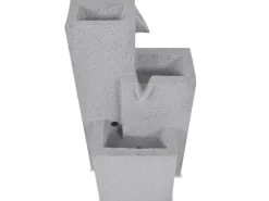 vidaXL Zimmerbrunnen mit LED-Licht Polyresin 22,5 x 18 x 40,6 cm