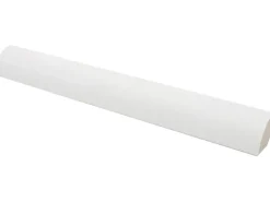 Viertelstab 22 mm x 22 mm Weiß Lackiert