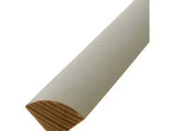 Viertelstab Kiefer Weiß lackiert 18 mm x 18 mm Länge 2400 mm
