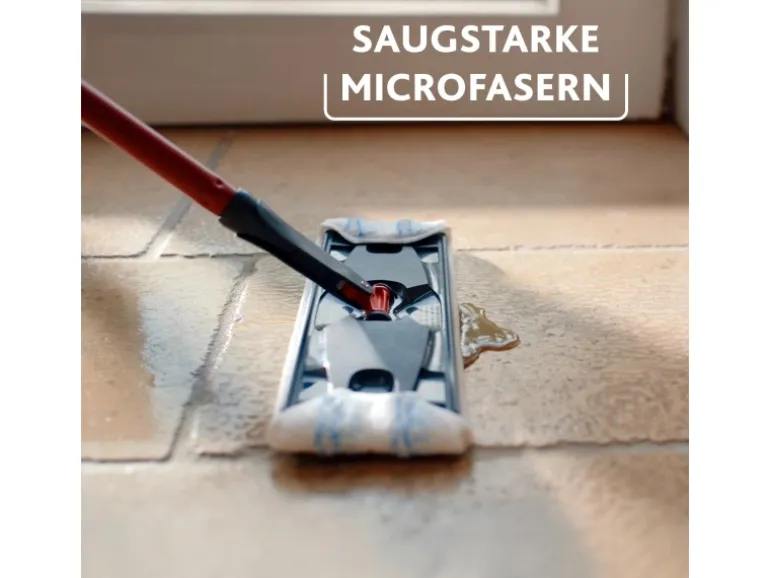 Vileda Bodenwischer-Set H2PrO Flat mit Zweitanksystem