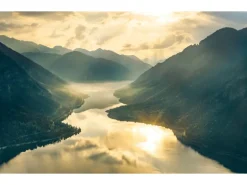 Vlies Fototapete Gold Mountains 400x250 cm