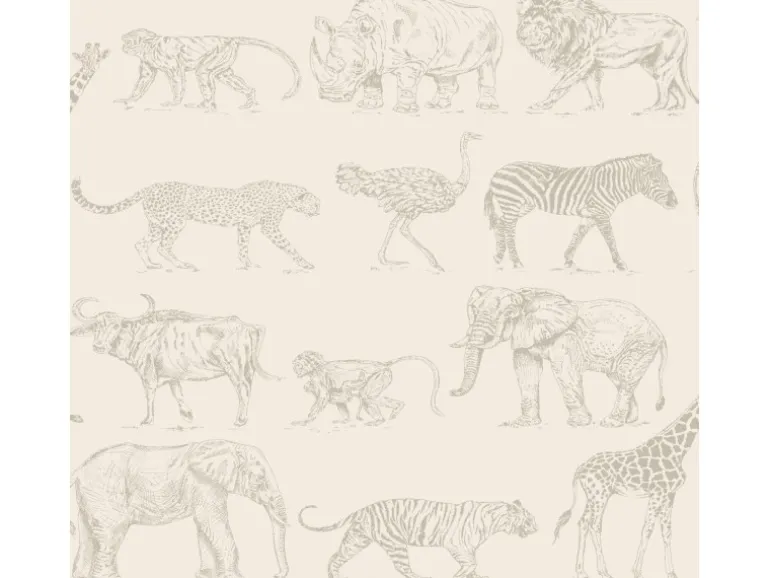 Vliestapete Boutique Safari Beige