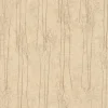 Vliestapete Floral Glänzend Leicht Strukturiert Gelb Beige FSC®