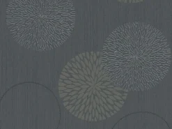 Vliestapete Floral Grau FSC®